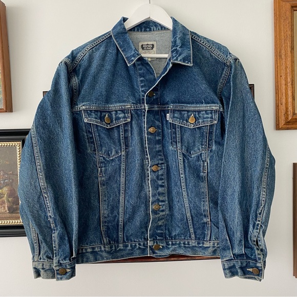 Vintage 90’s oversized denim jacket size m - Picture 2 of 8